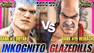 Tekken 8 - Inkognito (Bryan) vs Glazedills (Heihachi) - Epic Ranked Match