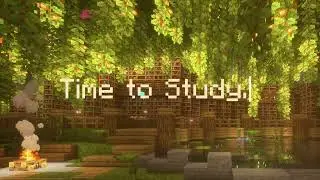Time to Study 📚 | Minecraft Music & Soft Crackling Fire