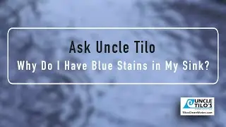 Blue Stains in My Sink