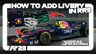 HOW TO ADD LIVERY IN REAL RACING 3 | Formula Real Racing
