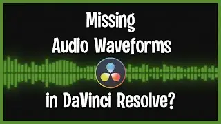 Показать отсутствующие звуковые сигналы в DaVinci Resolve