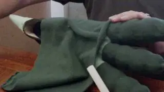 Working with fleece, part 3.