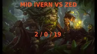 MID Ivern vs Zed / silver 1 of jp server / LoL patch 11.7 #39