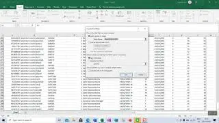 Creating a Pivot Table