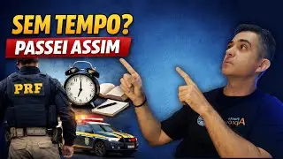 Sem tempo pra estudar? Foi assim que passei na PRF com s&oacute; 2h por dia