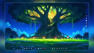 Magical Tree Live Wallpaper &ndash; Fantasy Night Forest Desktop (Download Below)