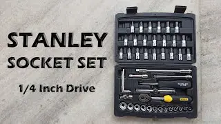 Stanley Socket Set 1/4 inch drive