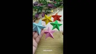How to Cut a Perfect Paper Star | Easy One-Cut Paper Craft