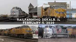 Railfanning Dekalb Illinois 2/5/2020- UP 1943 Spirit Of The Union Pacific First Time Leading Freight