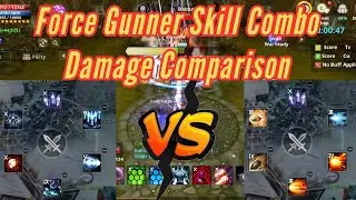 Which Combo Hits Hardest? Force Gunner Skill Damage Comparison &ndash; Cabal Infinite Combo