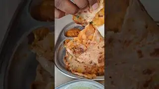 aloo paratha antha baguntunda #viralshort  #first time tinna super #food lover kavitha #lovely