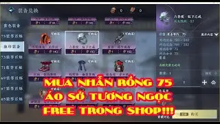 Nghịch Thuỷ Hàn VNG: Đổi nhẫn rồng, áo sở tương ngọc trong shop giá 0 đồng???