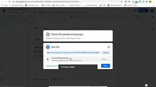 How to Change Google Doc Privacy Settings