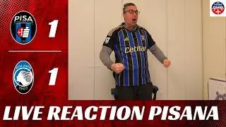 [STRETTA] LIVE REACTION DI PISA-ATALANTA DI UN TIFOSO PISANO 🖤💙