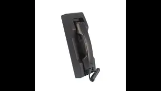 Public transport PTT handset with shakeproof stand