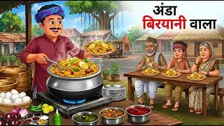 गरीब की अंडा बिरयानी | Garib Ki Anda Biryani | Hindi Kahani | Moral Cartoon Story