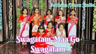 Swagatam Maa Go Swagatam // Dance Class In Bhubaneswar // Archana Dance Studio // Durga Bhajan