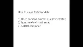 CS GO update error [Fixed]