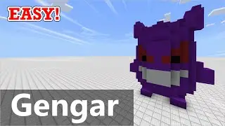 Minecraft┃How to build Pok&eacute;mon(Gengar)