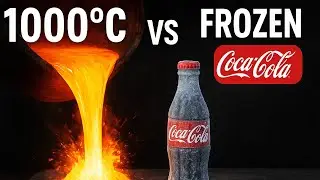 1000&deg;C Molten Aluminium VS Frozen Coca-Cola Bottle &ndash; EPIC Reaction!