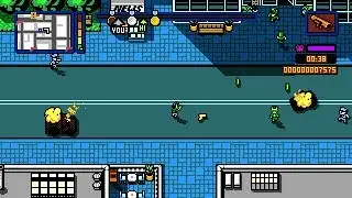 Retro City Rampage DX Switch - Arcade Challenges Gameplay (Direct-Feed Switch Footage)