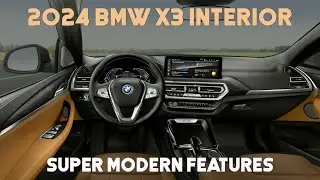 Обзор интерьера BMW X3 2024 года
