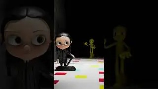 😅👻Wednesday ,Monster's Pit Trap | Poppy Playtime [Animation Meme] #shorts #poppyplaytime #animation