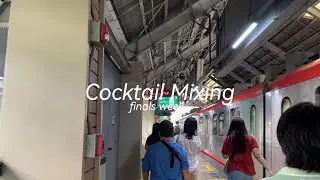 Last F2F Class: Cocktail Mixing, Taste Test, Interview