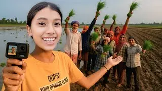 Aaj hum Khet main poad lgai ki taiyari kar rhe hai || Humare khet main poad lag rhi hai🤟 #vlog