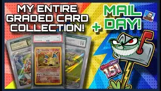 My ENTIRE TCG Graded Card Collection! Plus HUGE Mail Day with Pokemon 151!!!