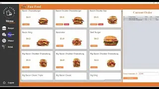 Java | Midterm DemoCode |  FAST FOOD