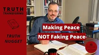 Making Peace, NOT Faking Peace (Conflict Resolution) | James 3, Expository Preaching, Reconciliation