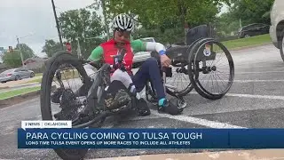 'A PUSH AT A TIME': Tulsa Tough hosts first para cycling race