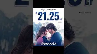 Saiyaara movie collection #saiyaara #ahaanpandey #aneetpadda #mohitsuri #boxofficecollection