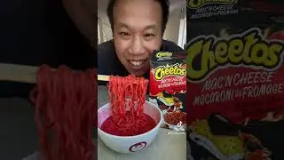 Adding Flaming Hot Cheetos to Ramen! The Color is Unreal