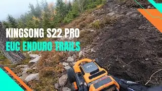EUC trails. KingSong S22 Pro. Bike Park Dolni Morava.