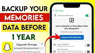 Как создать резервную копию воспоминаний Snapchat на iPhone и Android | Проблема с хранилищем вос...
