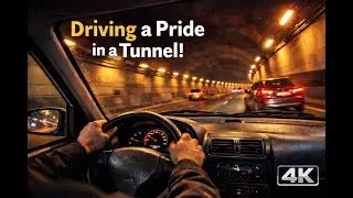 POV Driving a Pride Through a Tunnel | Relaxing Night Drive 4K