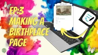 Guide Making Your Family history book: Birthplace Page Ep 3!