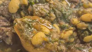 מרק שעועית עם מח עצם