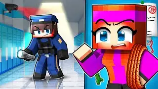 Survivre dans mon école la NUIT sur Minecraft !