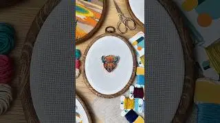 Mandala Bison Needle Minder ✨ A Symbol of Power in Every Stitch