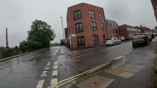 Sunday morning 10k in heavy rain to Mackworth via markeaton park and Morley (full video)