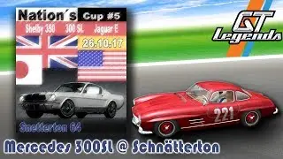 GT Legends 🏁 | Mercedes 300 SL @ Snetterton | Altbierbude.de | Online Event 26.10.2017
