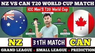 Nz vs Can Dream11 Prediction , Nz vs Can Match Prediction , Nz vs Can , team of today match
