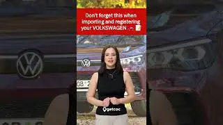 Attention! DO NOT forget this when you import and register your VOLKSWAGEN 🚗 📝GetCOC | getcoc.eu