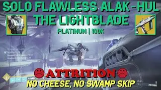 Solo Attrition Lightblade | No Cheese No Swamp Skip | Master Nightfall | Arc | Destiny 2 | Season 18