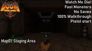 ИСТИННЫЙ ДУМ [] Doom 64: Staging Area [Watch Me Die 100% + fast monsters]