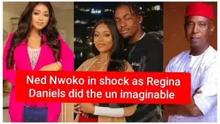 Ned Nwoko in shock as Regina Daniels surprised him return to the country with her new man allegedly 