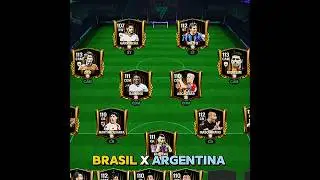 Brazil X Argentina TEAM IN FC MOBILE ☠️🔥